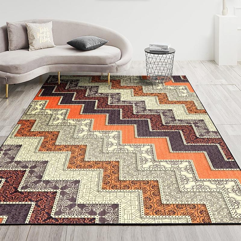 Modern Minimalist Style Large Carpet Anti-slip Wear-resistant Soft Mat for Living Room Bedroom Rug Beautiful and Fashionable