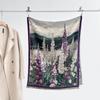 Autumn and winter new double-sided color oil painting series imitation cashmere thickened warm scarf women's air conditioner shawl