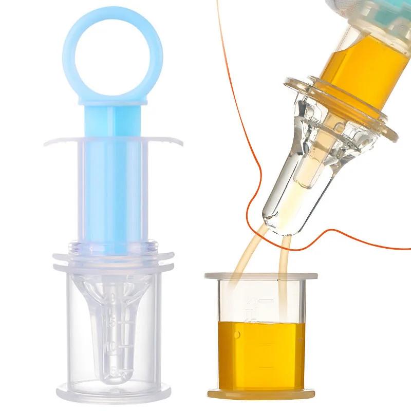 Siringa Dosatore Medicina per Bambini Dosatore a Siringa Senza BPA Grado Alimentare per Bambini Dosatore a Goccia da Spremere Dosatore Medicina Anti-Soffocamento a Goccia