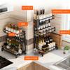 Sunhot Spice Condiment Knife Kitchen Soy Sauce Bottle Cutting Board Dish Large 3-Tier Rack, Storage, Holder, Storage, Storage, Storage, Storage,