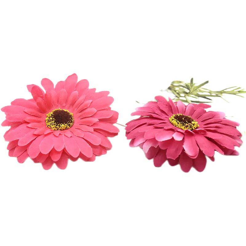 10/50 Pcs Fake Gerbera Scrapbooking Christmas Decorations for Home Accessories Wedding Decorative Flowers Wall Artificial DIY
