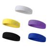 Sports Sweatband Headband Breathable Non-Slip Moisture-Wicking Yoga Hair Band Elastic Cotton Hair Band