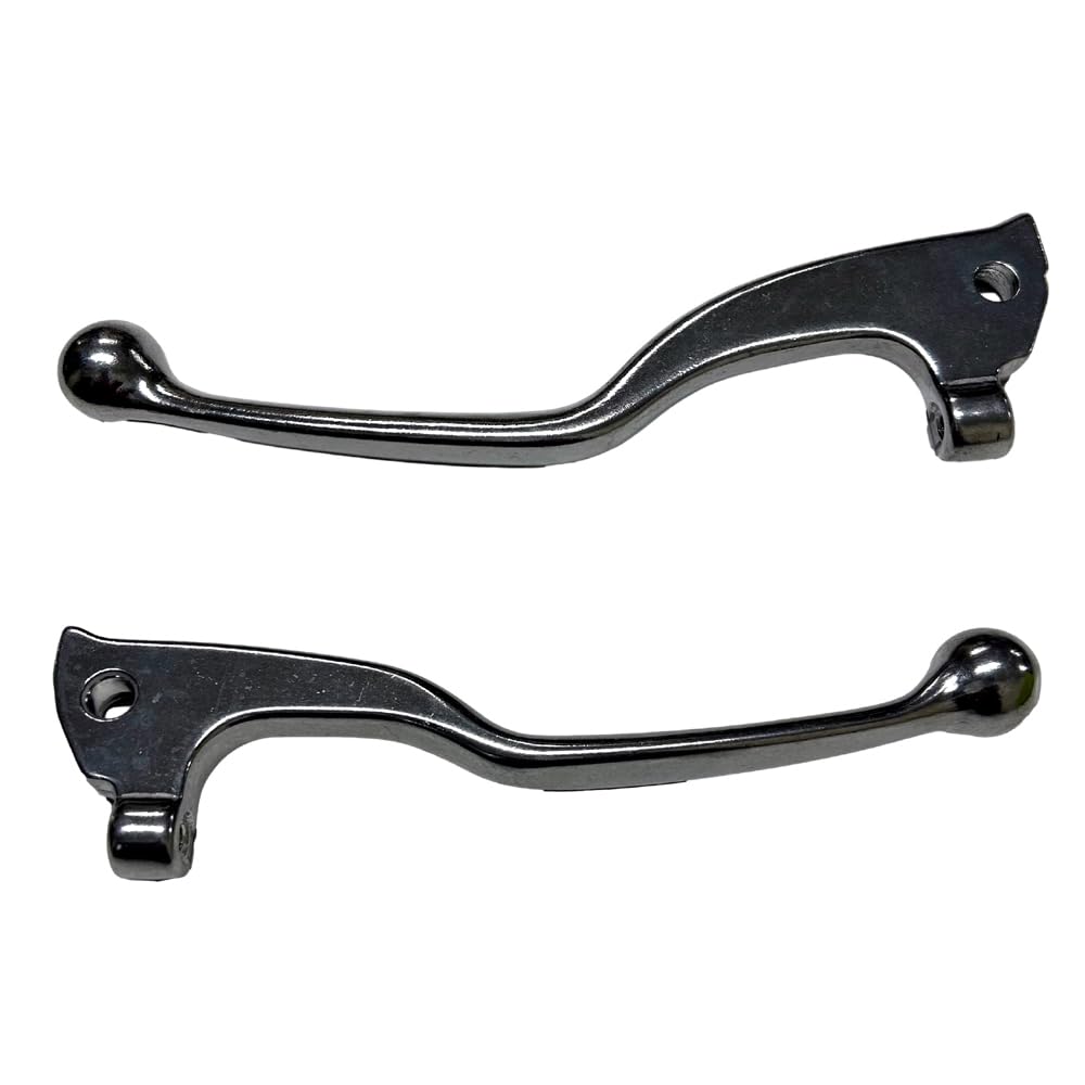 

ALBA Brake Lever Set (Left and Right) for Majesty 250SV/ABS/C [R Disc] (1997-2006) and Others, Silver, BL-203-010-SL