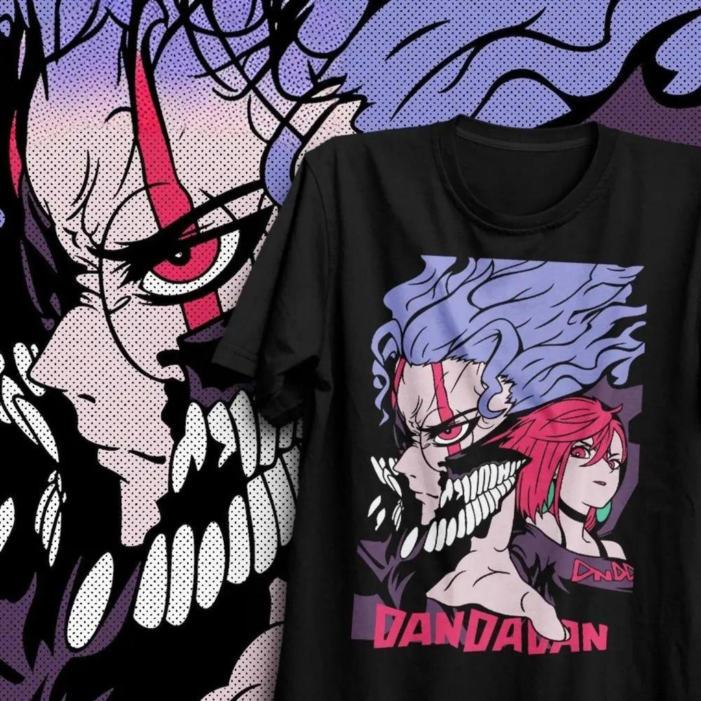 Neues Dandadan T-Shirt Japanischer Anime Manga Geschenk Exklusiv Herren T-Shirts Freizeitkleidung Sommermode Unisex Hiphop T-Shirts