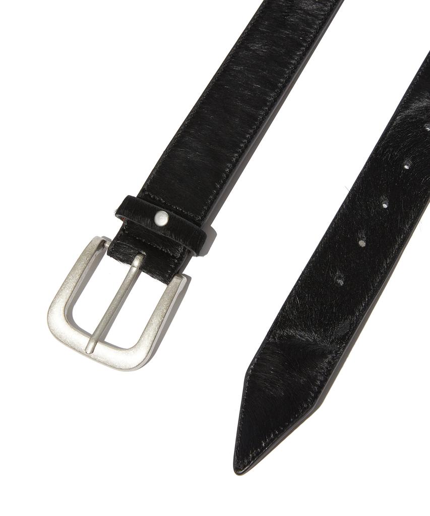 Seuweideu Calfskin Belt [Black]