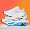 Running Shoes Men Sports Carbon Board Speciality Marathon Breathable Lightweight Women'S Comfortable Nonskid Casual Sneakers