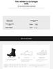 Men's Mid-Calf Martin Boots - High-Top British Style Leather Motorcycle Riding Fashion Boots