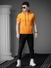 Europäischer Stil Einfarbiges Kapuzen-Kurzarm-T-Shirt für Herren, Sommer Trendiges Schlank geschnittenes Halbarm-Kapuzensweatshirt, Sportlich Lässig Hoodie