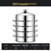 Xihe Stainless Steel Multi-Layer Steamer