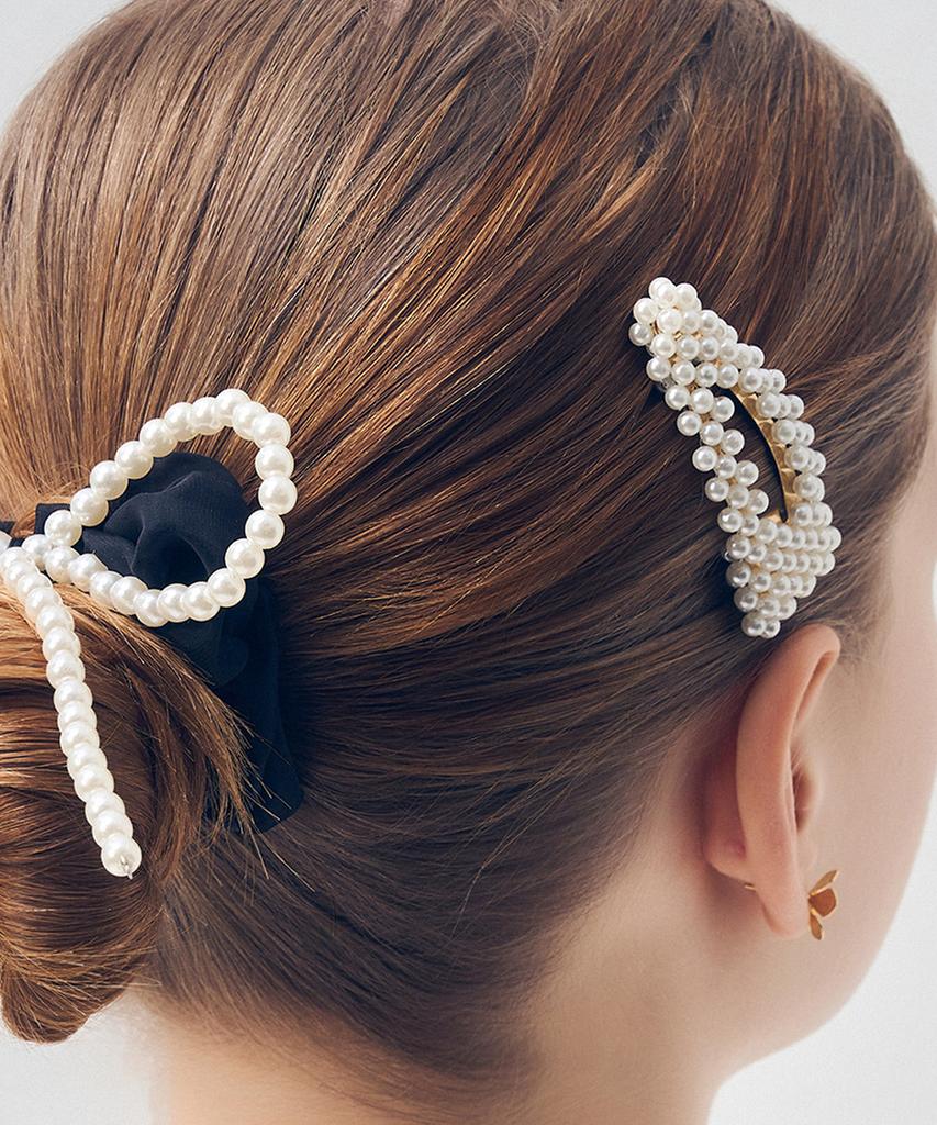 Dana Burton Pearl Cluster Snap Clip