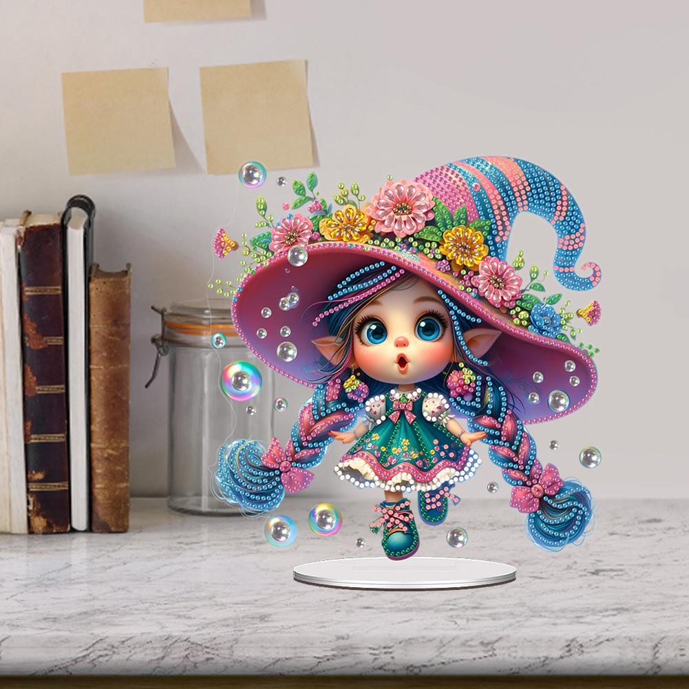 Acrylic Special Shape Swan Diamond Painting Tabletop Ornaments Kit Rhinestones Desktop Ornaments Diamond Painting Desktop Decors