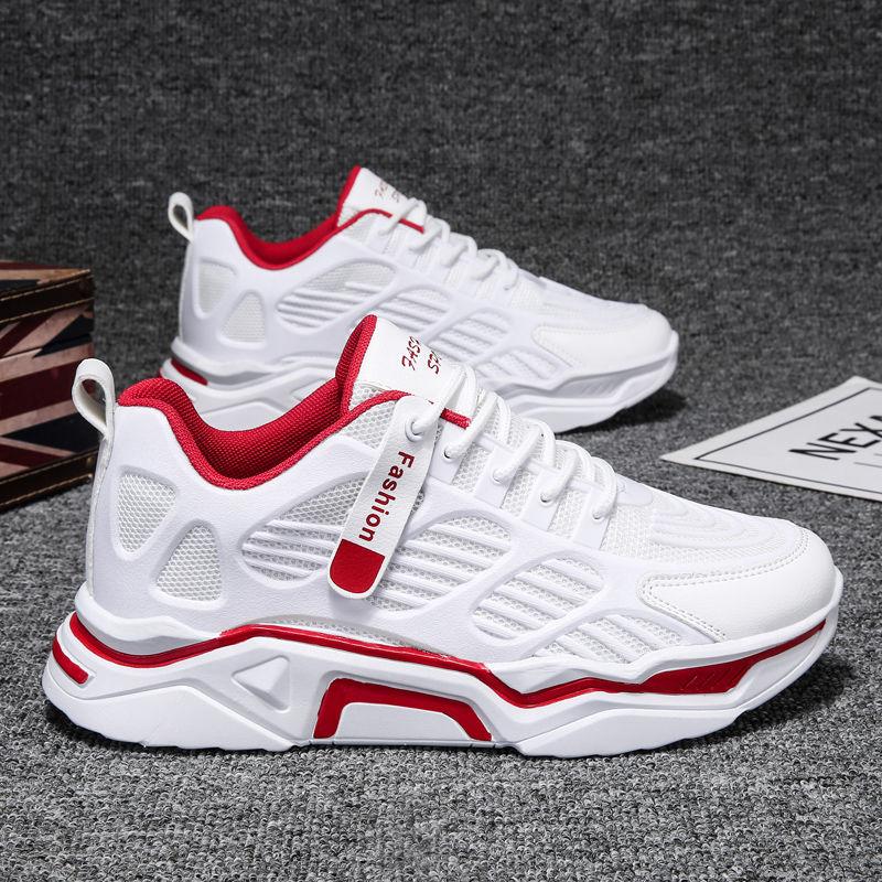 Men's Trendy Fashion Sneakers Waterproof and Odor-resistant Student Daddy Shoes Korean Casual Running Shoes