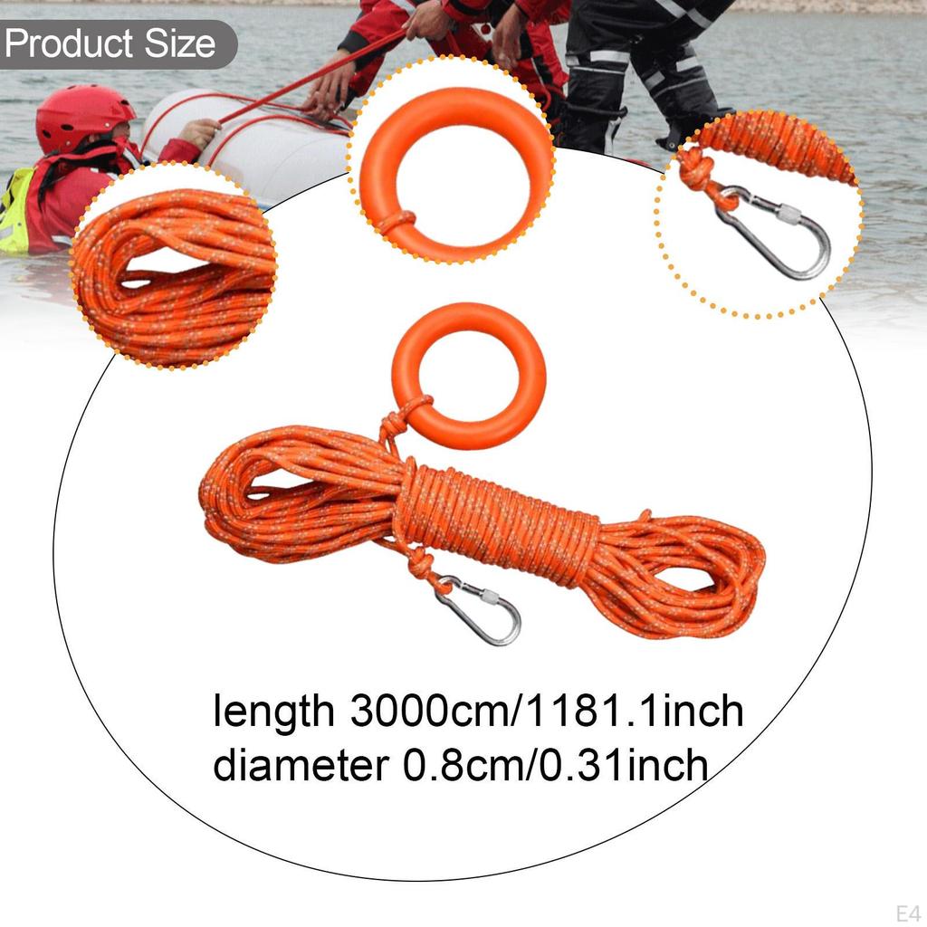 Water Floating Rope Buoyant Line Buoyancy Lifeline for Diving Dinghy Fishing