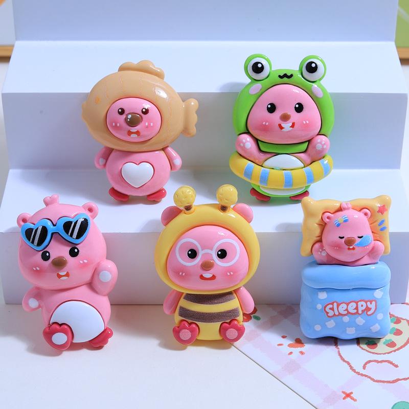 

Handmade Bear-Themed Resin Accessories: Hairpins, Phone Cases & Jewelry