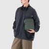 Unisex Lightweight Crossbody Bag – Solid Color Small Shoulder Sling with Phone Pocket for Everyday Carry