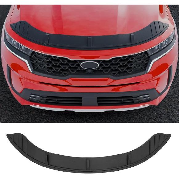 Hood Protector Compatible With 2014- Toyota Tundra Hood Shield TPE Hood Deflector Hood Guard For Tundra Accessories