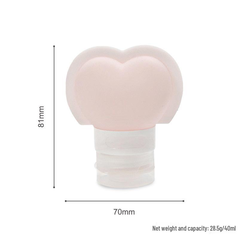 Neue grenzüberschreitende Silikon-Reiseflaschen zum Nachfüllen für Duschgel und Shampoo