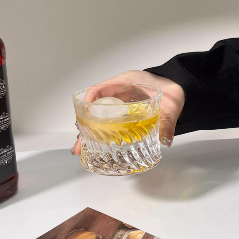 

Shangqi Threaded Whiskey Glasses (Set of 3)