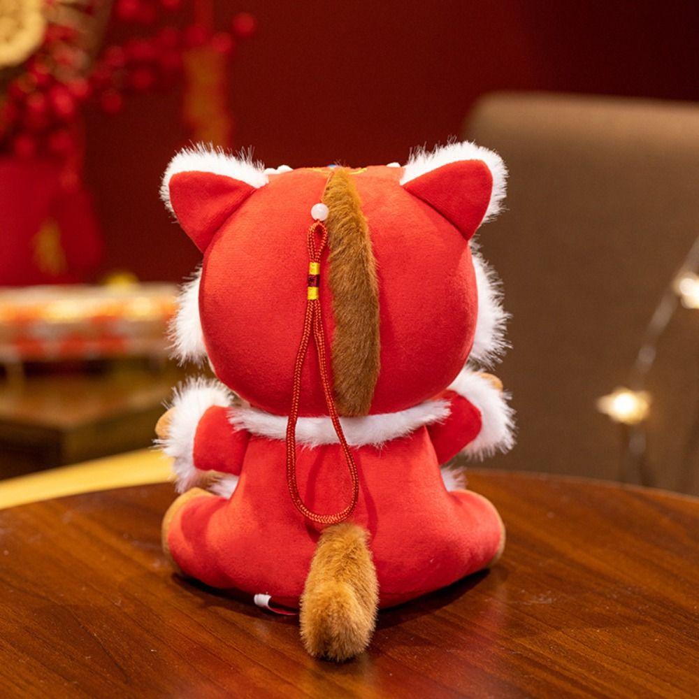 Lucky Chinese Zodiac Horse Cartoon Animal Pony Plush Doll Horse Stuffed Toys  Home Decor