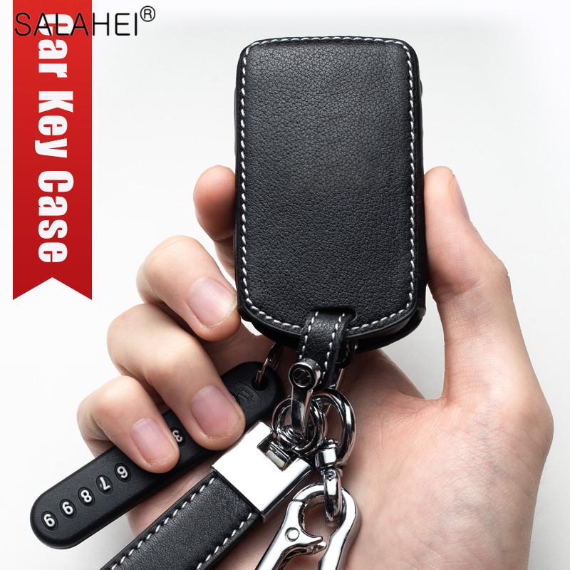 Leather Car Key Case Leather For Volvo C30 Xc40 Xc60 Xc90 S60 S70 S80 S90 Xc90 - V50 V90 S40 D5 T5 T6 Keychain Bag