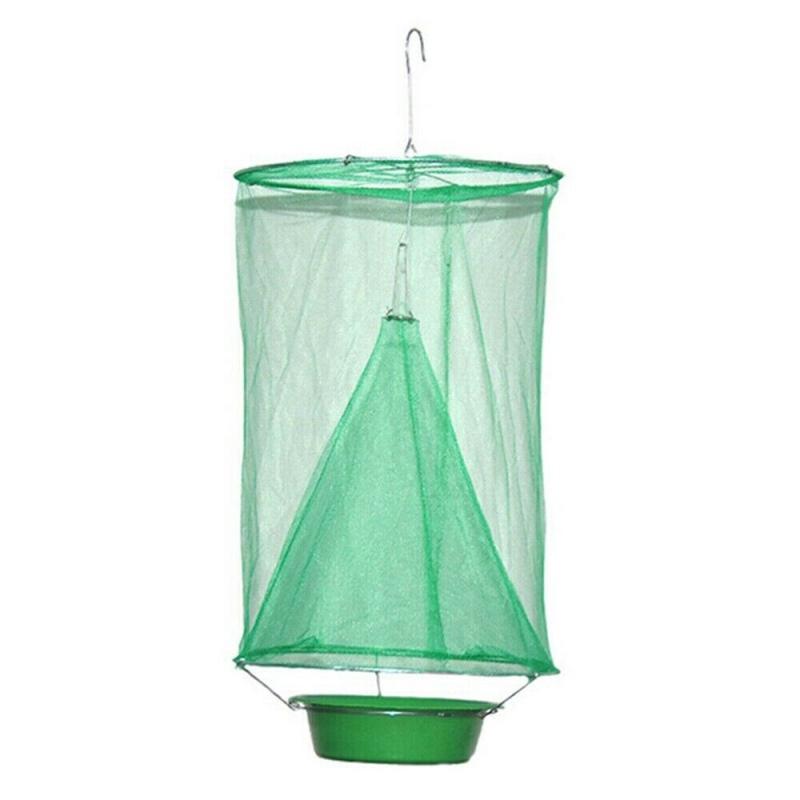 Folding Mosquito Capture Tools Outdoor Catching Fly Mesh Net Insect Bug Garden Hanging Trap Catcher