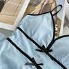 Women's Mesh Strapless Dress 2026 Spring Summer New Arrival V-neck Bowknot Deco Long Maxi Dresses Female