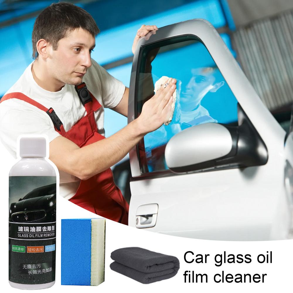 Oil Film Cleaner For Car Glass Cleaner Car Windshield Car Detailing Oil Film Remover Windshield Cleaner Glass Oil Film Cleaner