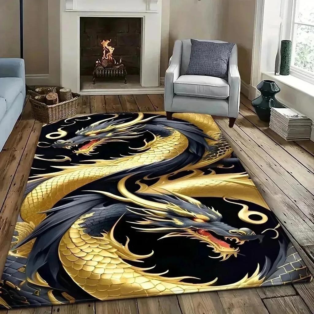 1PC Crane Pattern Kitchen Rugs Non-Slip Home Door Mats Pop Design Bathroom Rugs Bath Mat Carpet for Home Sink Laundry Decor