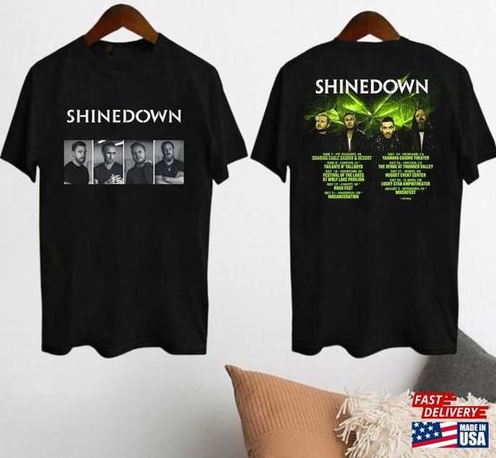 Shinedown Band Graphic Shirt 2024 Tour T-Shirt Merch Unisex Unisex T-Shirt XXXL