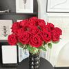 Künstliche Rose für Blumengestecke Realistische Lange Stiel Falsche Seidenrose für Brautparty Mittelstücke Hochzeitsparty Tischdekoration