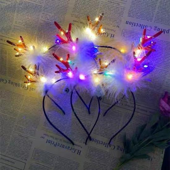 Luminous Feather Rabbit Ears Headband - Graduation Gift