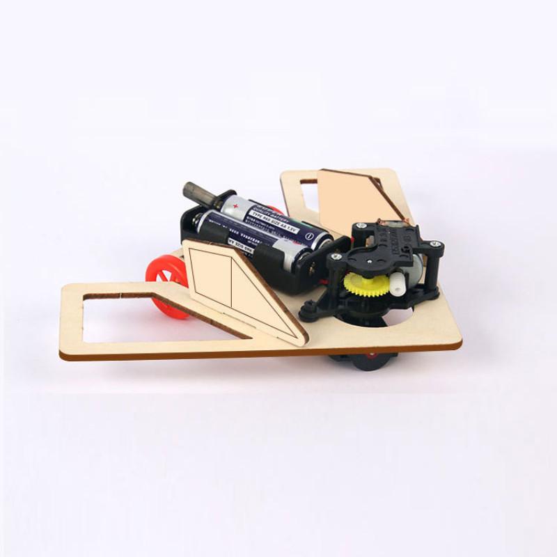 Simulated Obstacle Avoidance Robot Assembly Material Set Children Puzzle Toy For Educational Activities