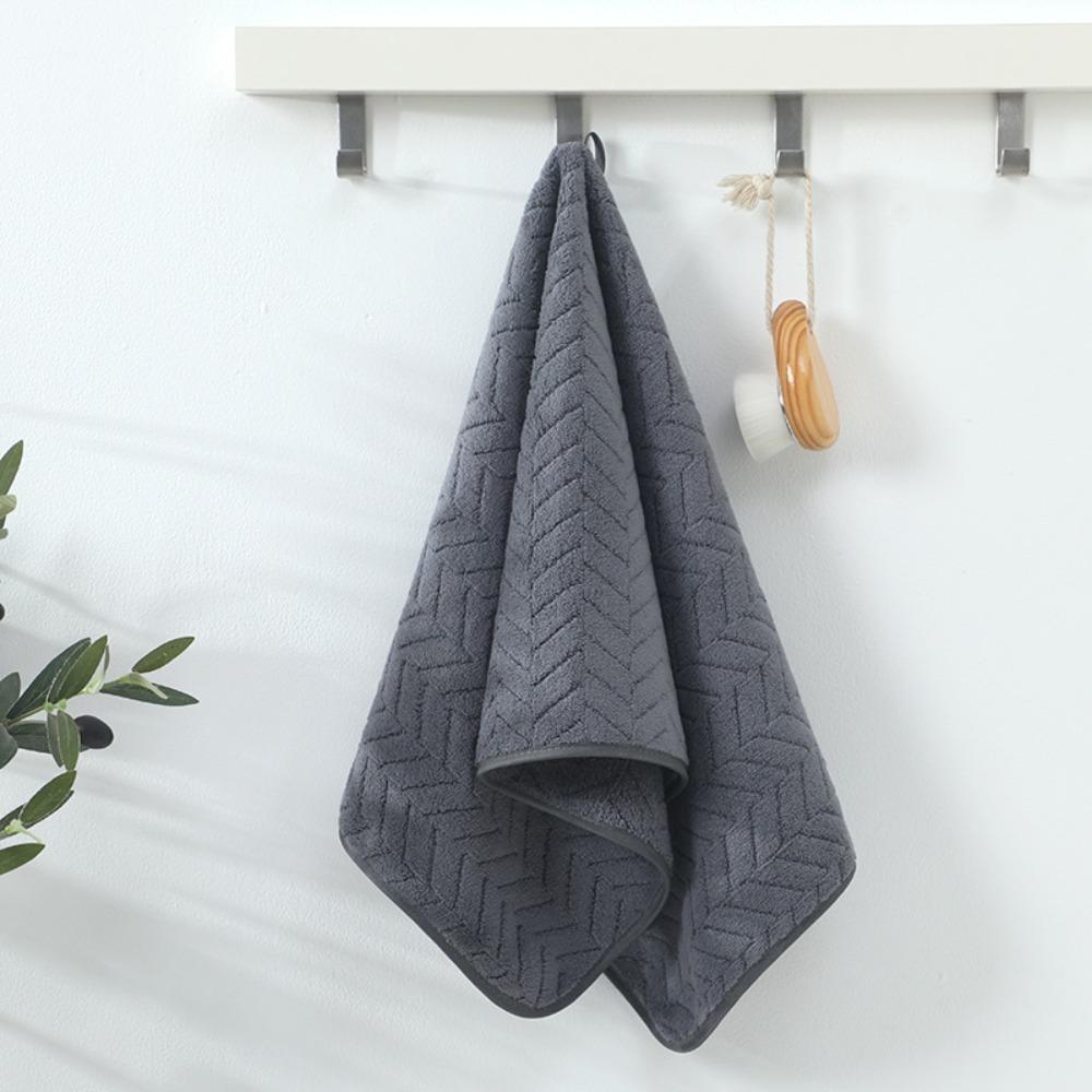 Coral Fleece Face Towel Highly Absorbent Hand-Wiping Towel  for Bathroom Kitchen and Daily Home Use