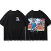 2026 Vendita Calda Moda Estiva Anime Detective Conan Adatto per Esterno Adatto per Strada Cotone Ampio Girocollo T-shirt Taglia Grande