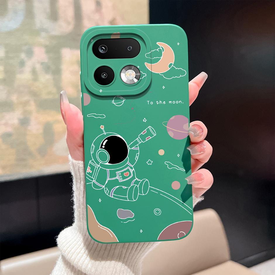 Case For OPPO Realme 16 Pro 16 Pro Plus Cute Kitten Avocado Full Protection Shell For Realme 16 Pro+ Liquid Silicone Back Cover