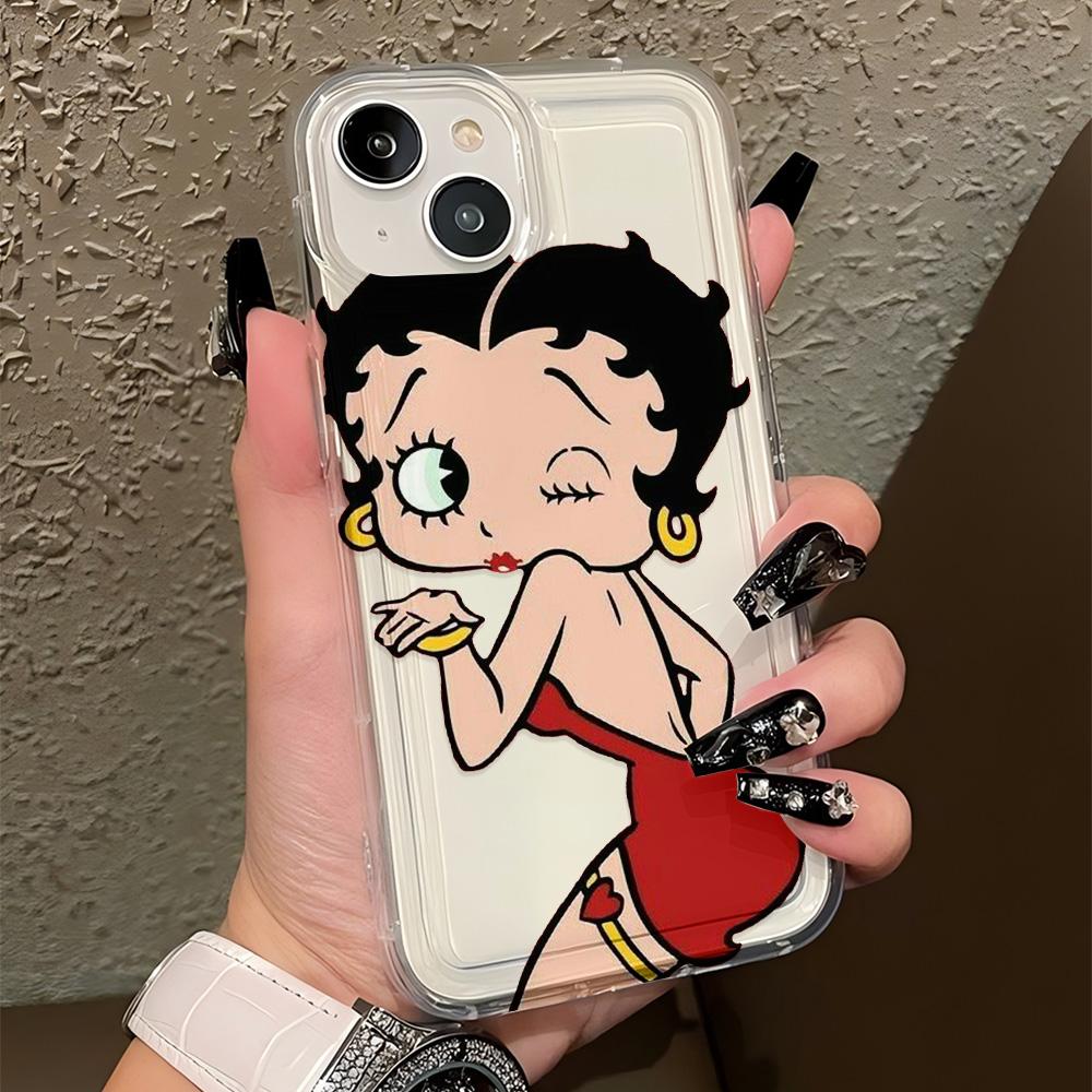 

Cartoon Sexy Betties Phone Case for Samsung Galaxy S25 S24 S23 S22 S21 S20 Note20 Note10 FE Ultra Plus 4G 5G Clear Back Cover Samsung S20