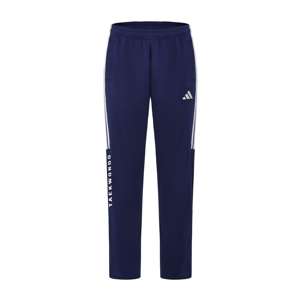 Adidas Taekwondo 3-Stripes Classic Retro Straight Leg Pants Jacket Two-Piece Casual Sports Suit Unisex Suit Navy-Blue TR30JR1TK-DBW+TR30PR1TK-DBW