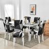 Stretchy Patterned Dining Room Chair Covers Set of 1 ,Washable Dining Chair Covers ,Great Decor for Home Hotel Party Banquet
