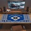 Tapis de souris Couleur Logo Hamburger Sv Grand Coussin de Table de Jeu Antidérapant pour Ordinateur Portable Tablette Grande Tapis de Souris XXL Tapis pour Mini PC avec Bordure Verrouillable