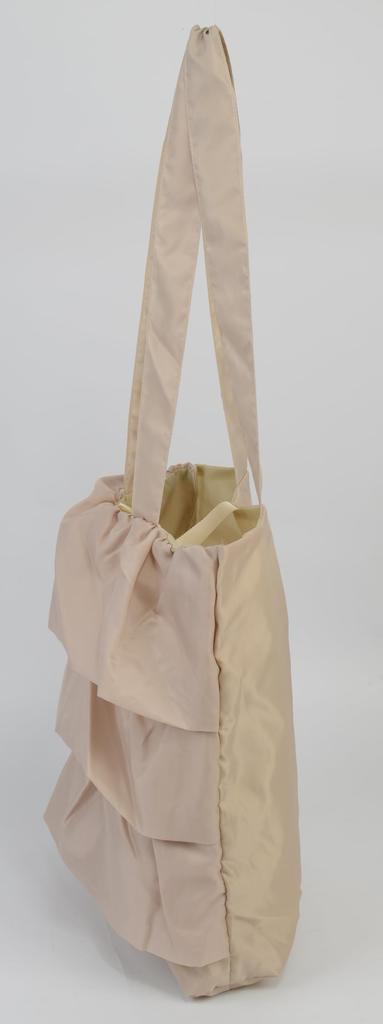 Friends Hill Robuste Rüschen-Tragetasche, Natur, YW-297-341