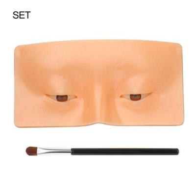 Beauty Props 3 Silicone Permanent Makeup Tattoo Practice Fake Skin Blank Eyes Lips Face Training Microblading Machine Beginner-48, 2) AS PIC