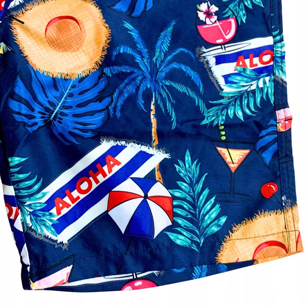 Beach Shorts Youth Hawaiian Shorts Mesh Swim Trunks Slim M