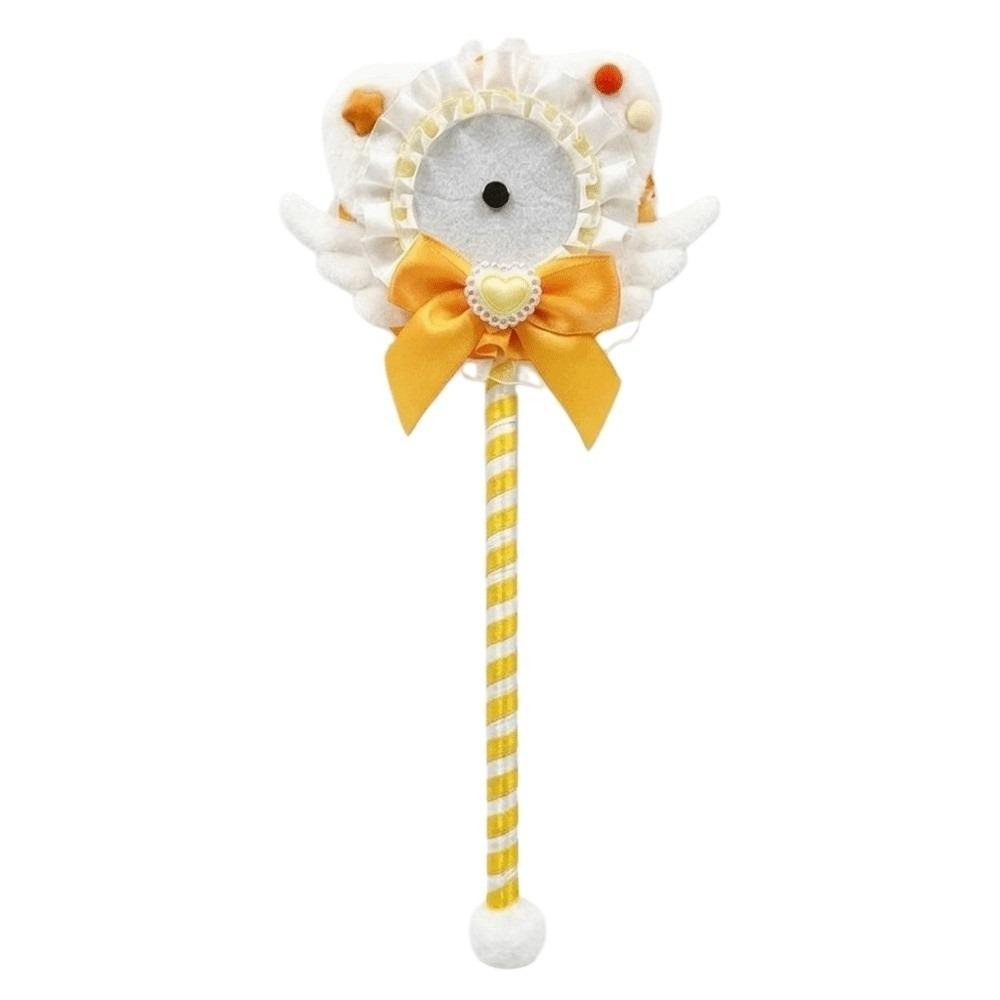 Cat Ears Magnetic Anime Badge Holder Love Heart Bow Badge Magic Wand Cute Ruffle Lace Badge Display Stick Ita Bag Accessories