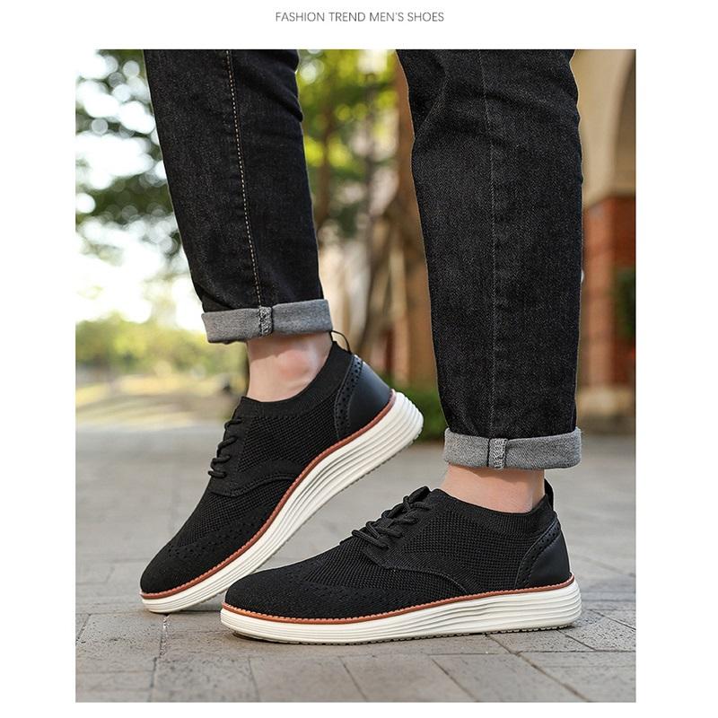 Lightweight Lace Up Casual Men's Shoes, Le Fu Shoes for Men