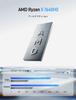 Minisforum UM760Slim Mini PC AMD Ryzen 5 7640HS opptil Mini PC DDR5 16GB 1TB SSD Mini PC DP 3 skjermer Windows 11 Pro Radeon 760M (6C/12T 5,0 GHz) HDMI,