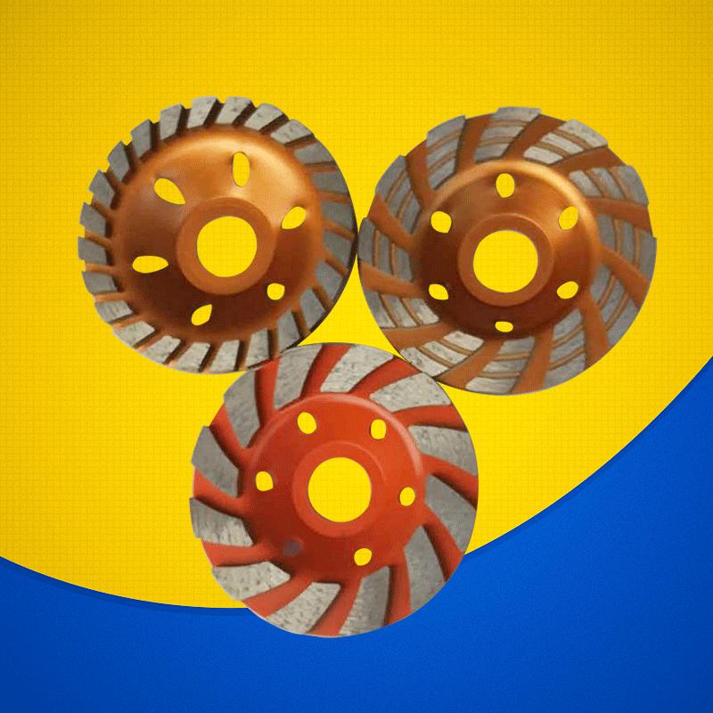 100mm Diamond Grinding Bowl Disc for Concrete, Marble, Cement Walls & Floors