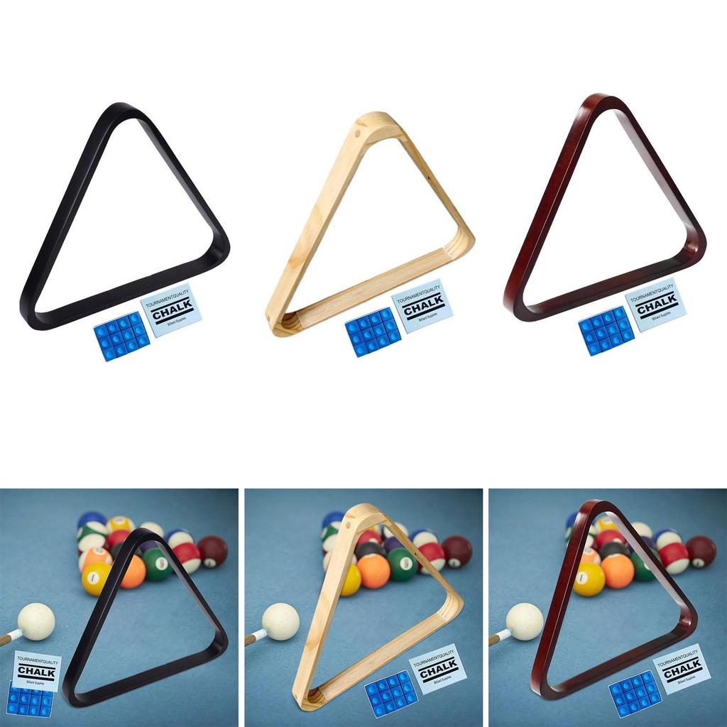 Pool Table Triangle Ball Rack Billiard Ball Rack Holder Heavy Duty Pool Ball Rack for Sports Billiards Table Practice
