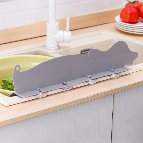 1/2 ks Kreslený pes Ochrana proti stříkající vodě do dřezu s přísavkami Ochrana proti stříkající vodě při mytí zeleniny Kuchyňská deska Štěně Protistříkací deska