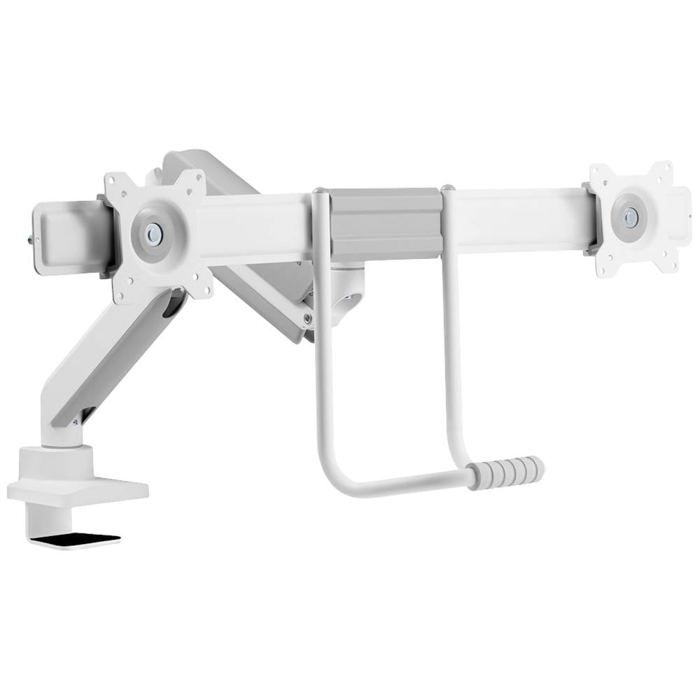 Neomounts DS75-450WH2 X2 Support De Table Pour Écran 43,2 Cm (17) - 81,3 Cm (32) Blanc Réglable En Hauteur, Inclinabl