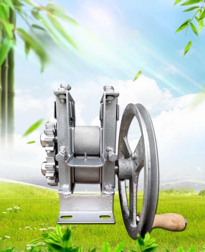 Small Electric Strip Breaking Machine Hand Cranked Opening Strip Layering Tool Bamboo Breaking Household Processing Layering